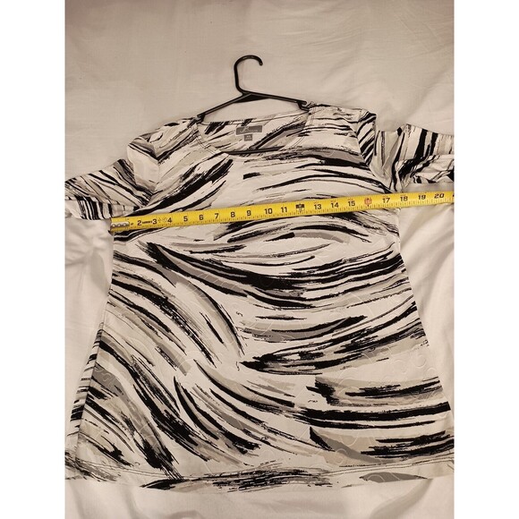 JM Collection Top Petite Size P/S Multicolor - Picture 4 of 7